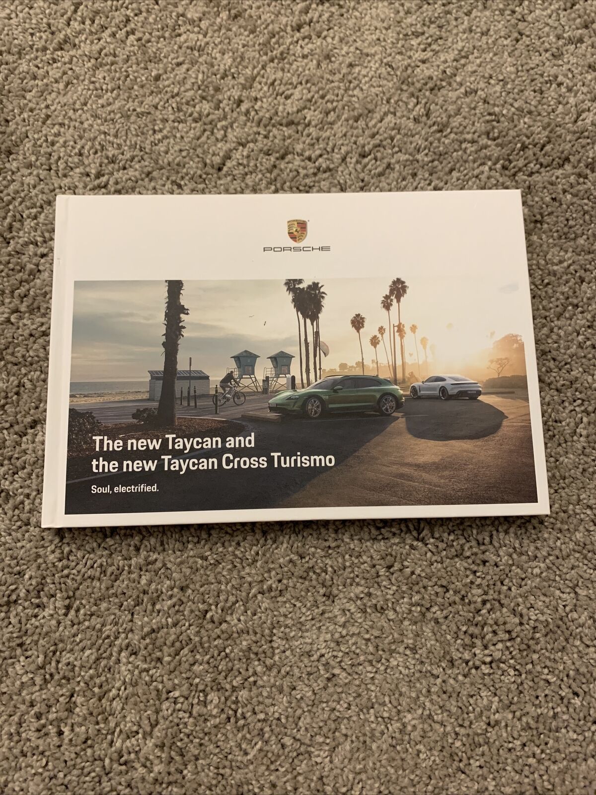 2020 Porsche Taycan Model Range Hardcover Sales Booklet