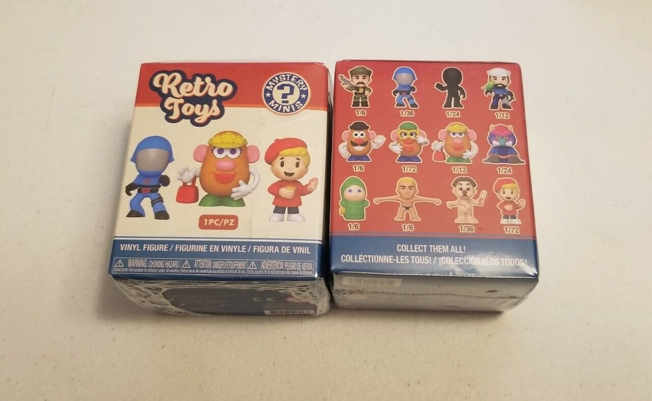 Funko Pop Hasbro Retro Toys Mystery Minis (2) PCs Lot
