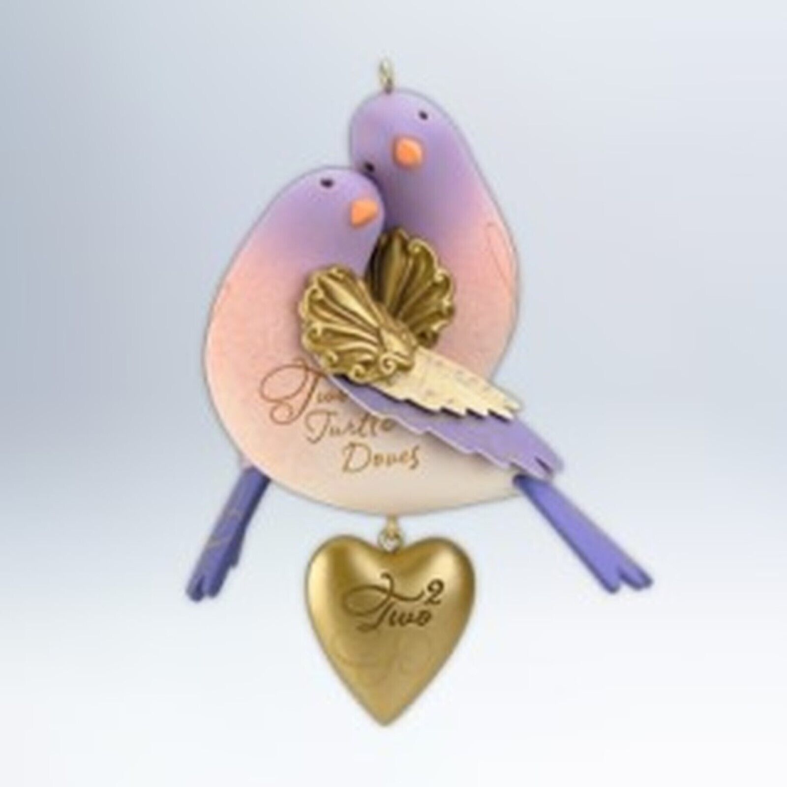 \'Two Turtle Doves\' \'Keepsake\' Series NEW Hallmark 2012 Ornament