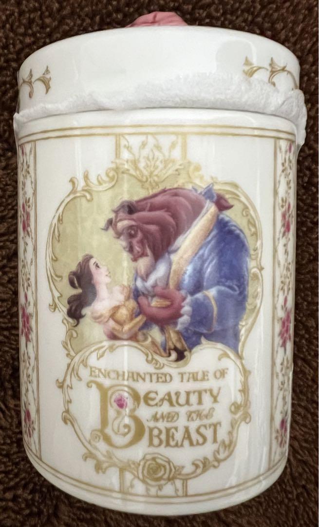 Tokyo Disney beauty and the beast Canister accessory case character design