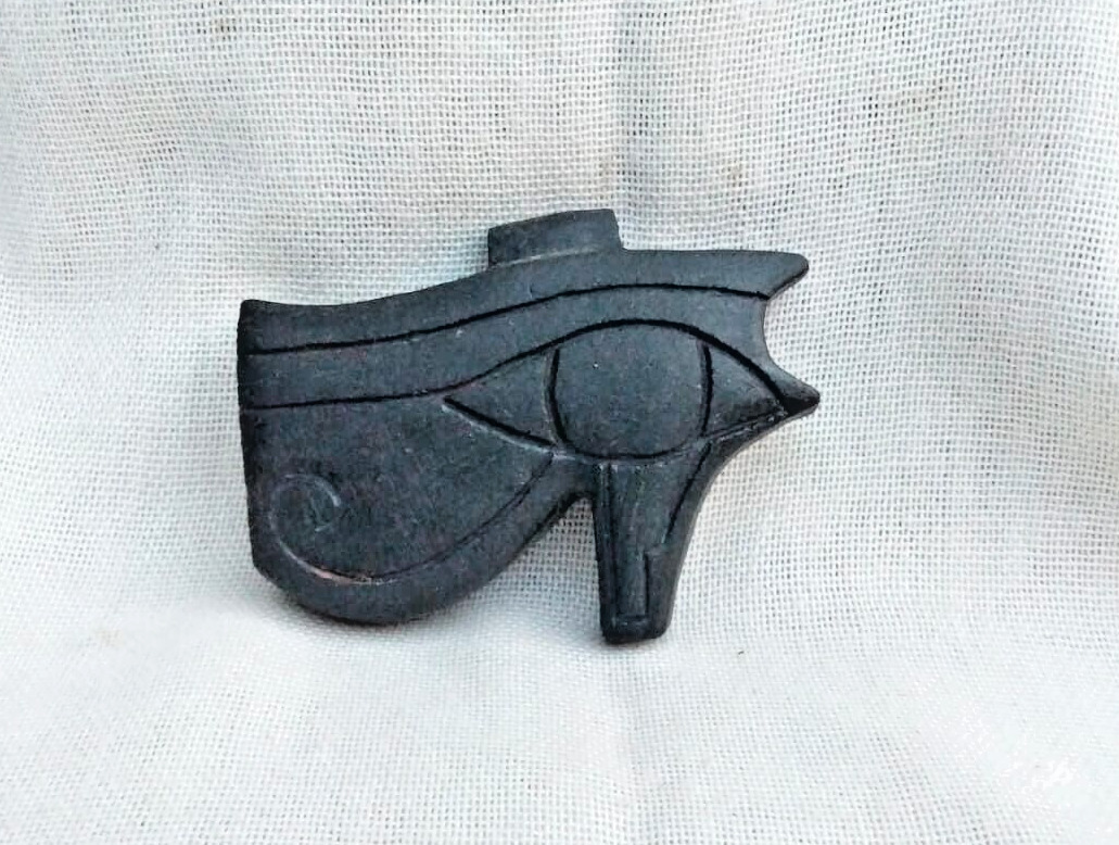 Statue of the rare Pharaonic Eye of Horus amulet - ancient Egyptian antiquities