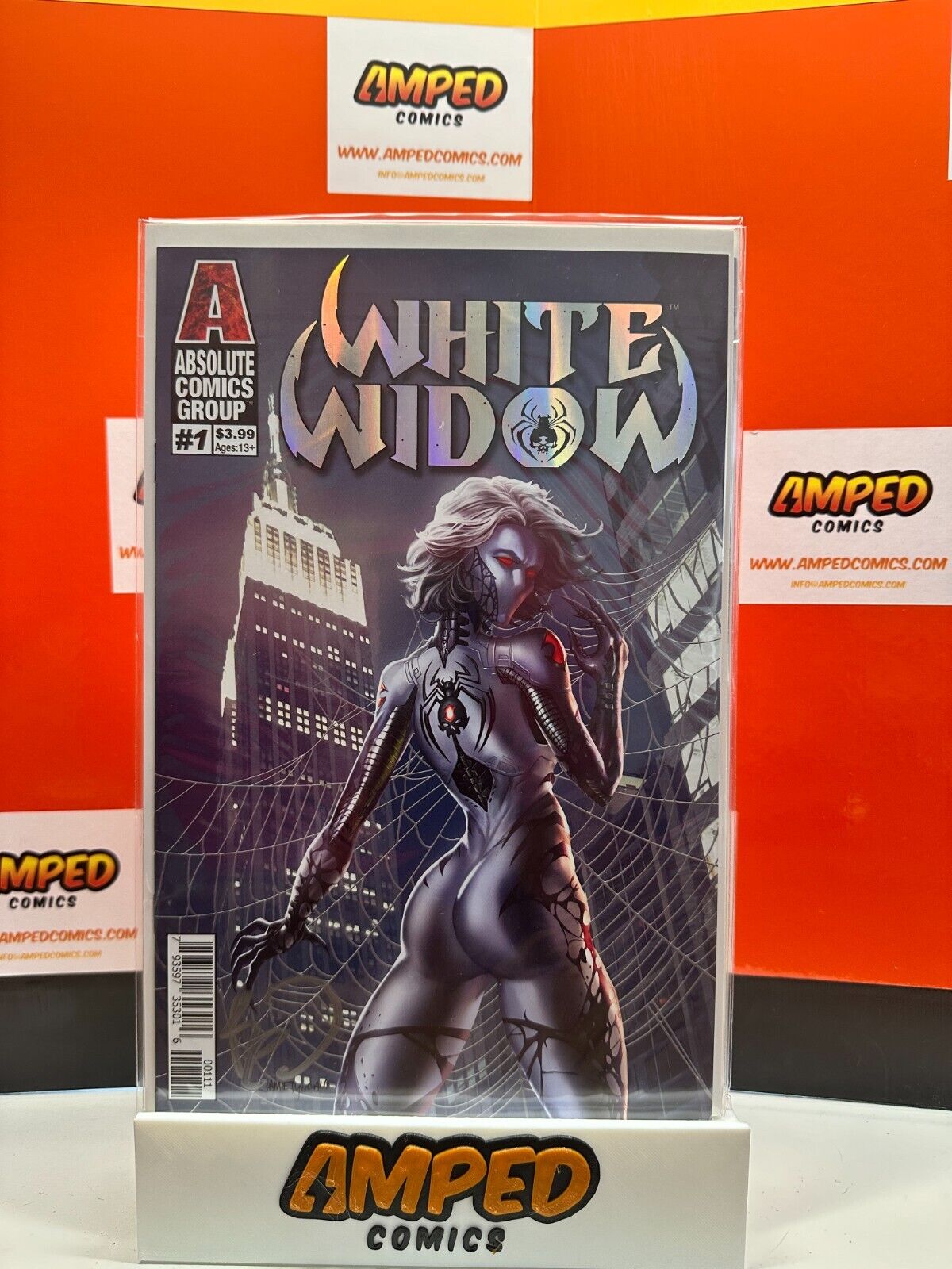 White Widow #1 Signed Benny Powell w/COA Absolute