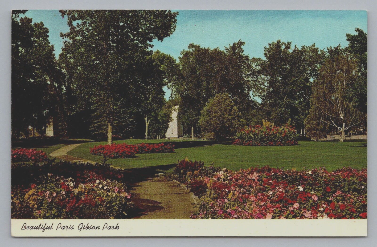 Postcard Montana Great Falls Gibson Park Chrome Unposted D648