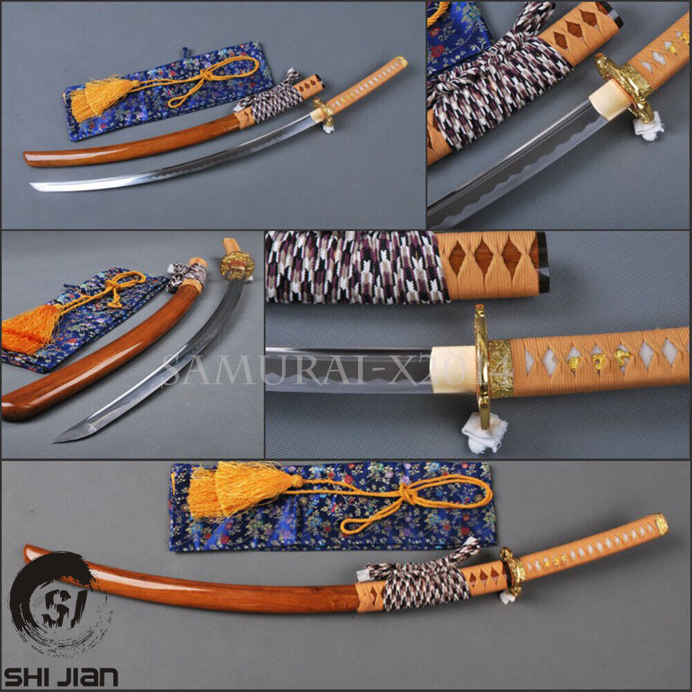 Japanese samurai sword carbon steel Blade wavy hamon authentic specialized TACHI