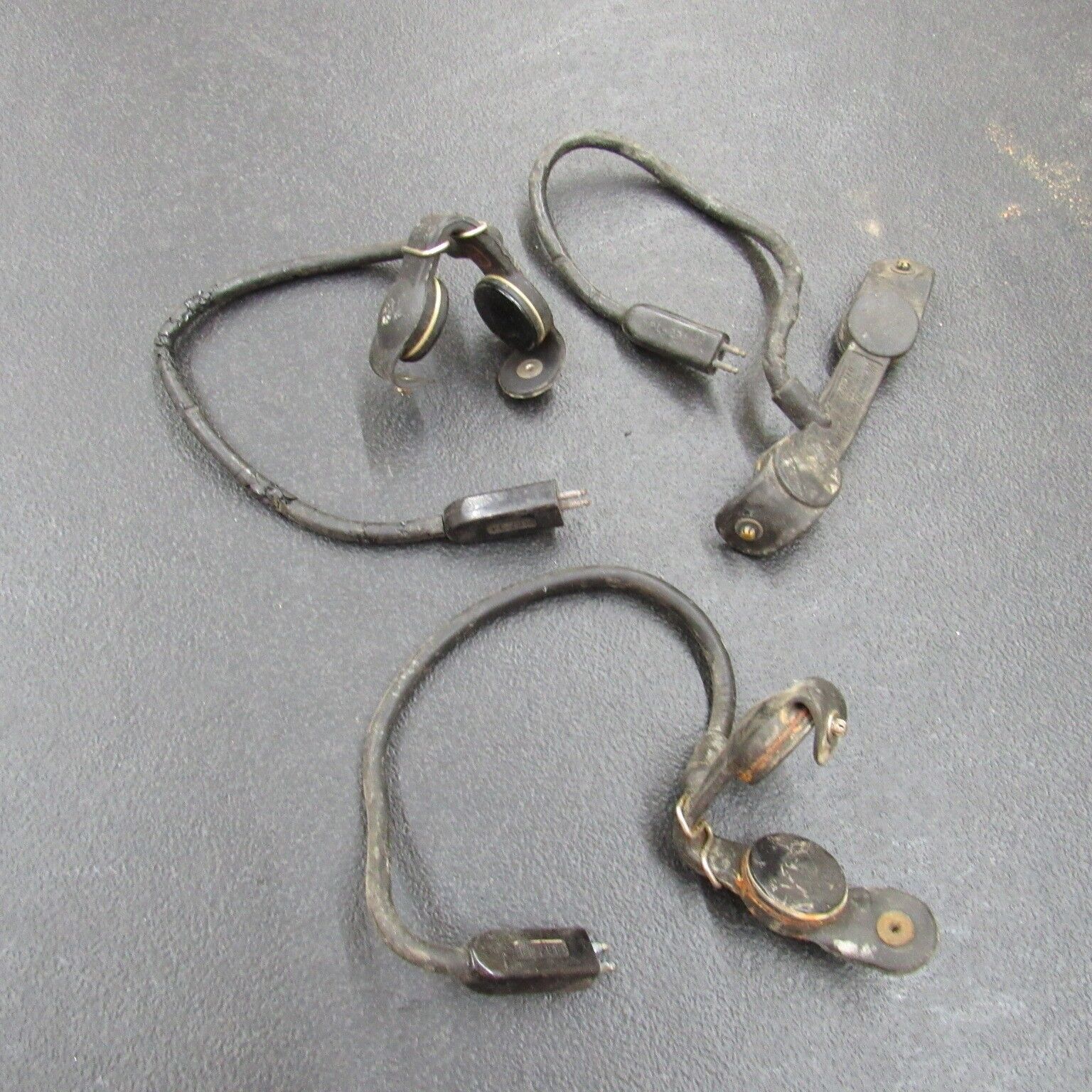 Throat Microphone T-30-S parts lot WWII Army Air Corps Signal Corps (TM2)