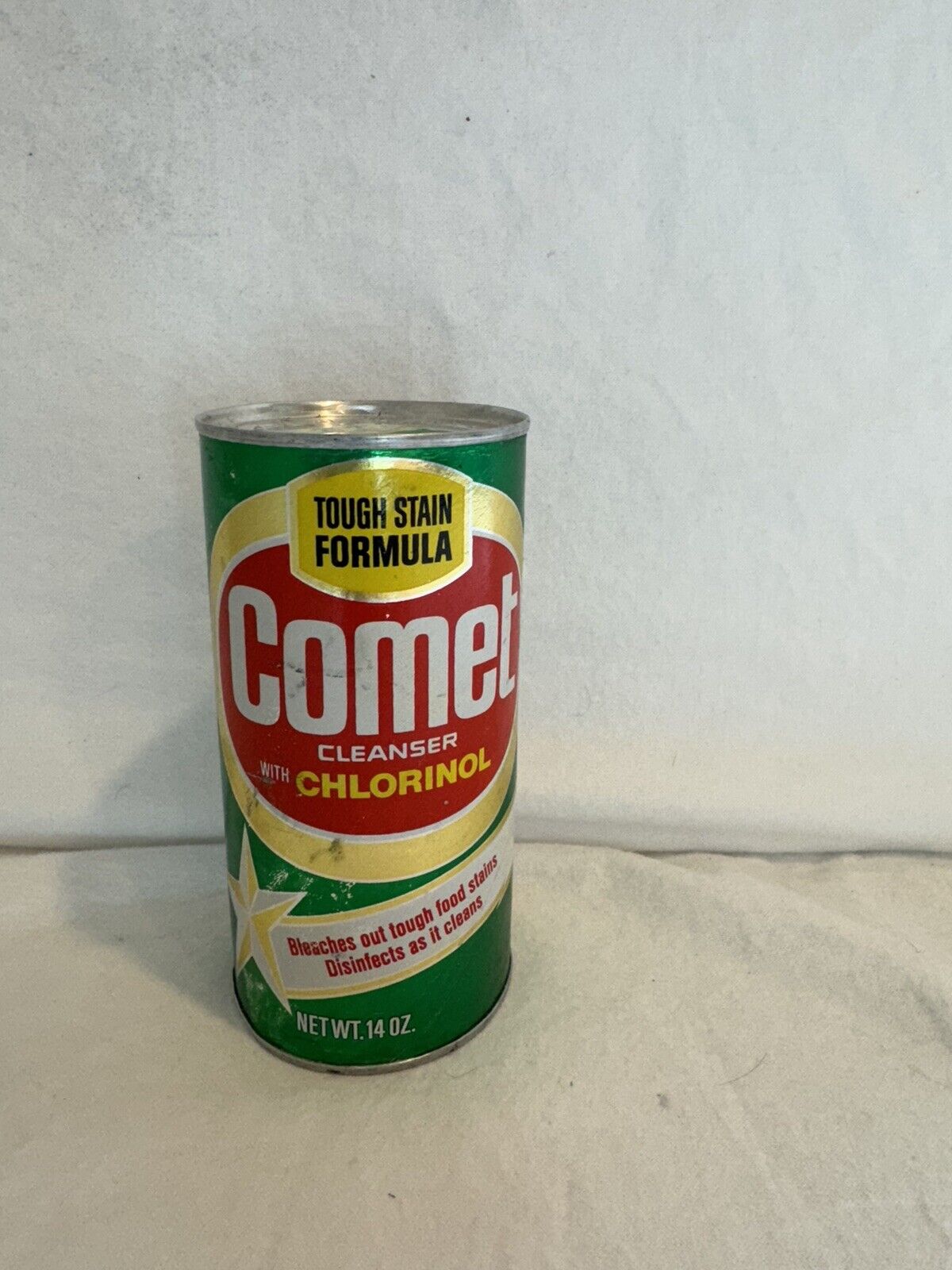 Vintage 1960s New Sealed 14 oz Comet Cleanser Cleaner Chlorinol Prop
