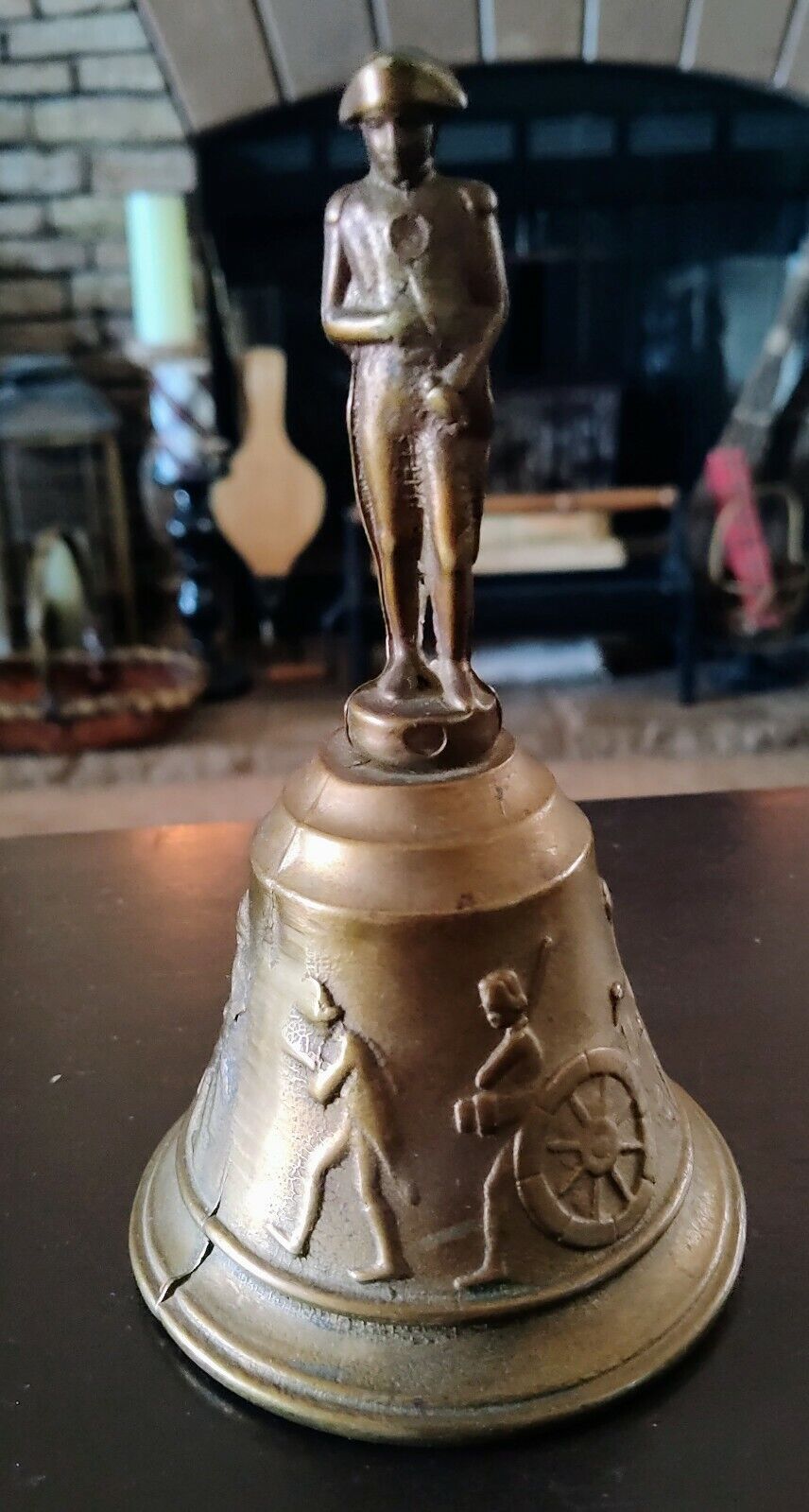 Antique Brass Bell Napoleon Waterloo (BB2)