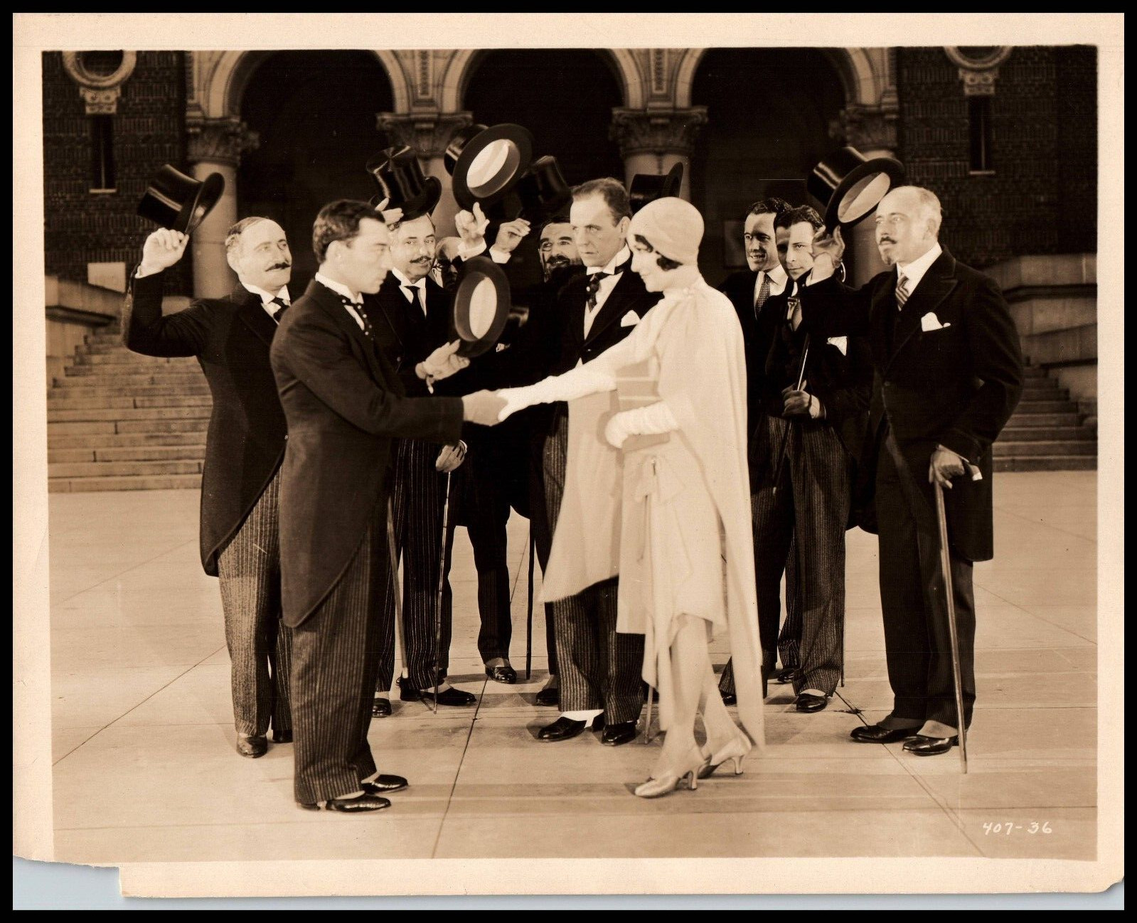 Buster Keaton + Dorothy Sebastian in Spite Marriage (1929) ORIG PHOTO 682