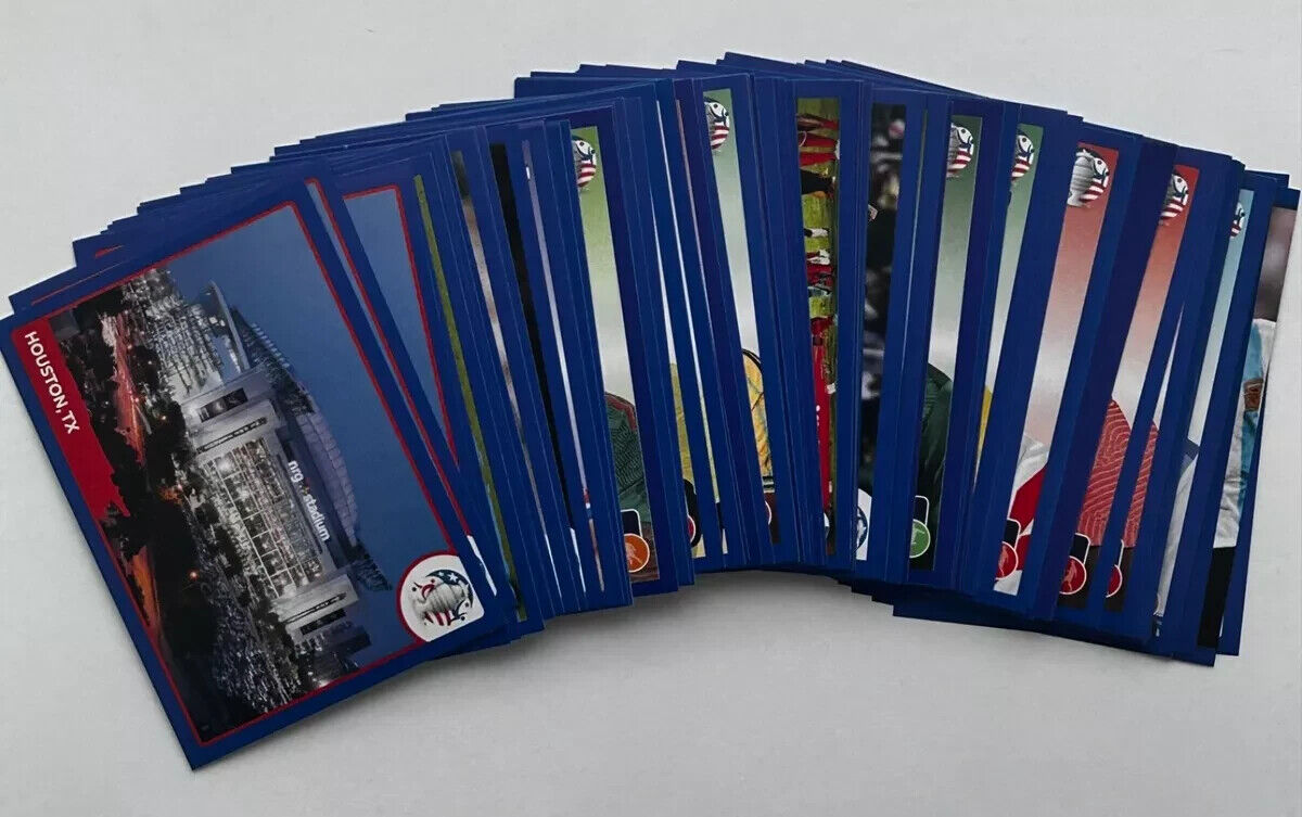2024 panini copa america stickers - blue red & purple parallels
