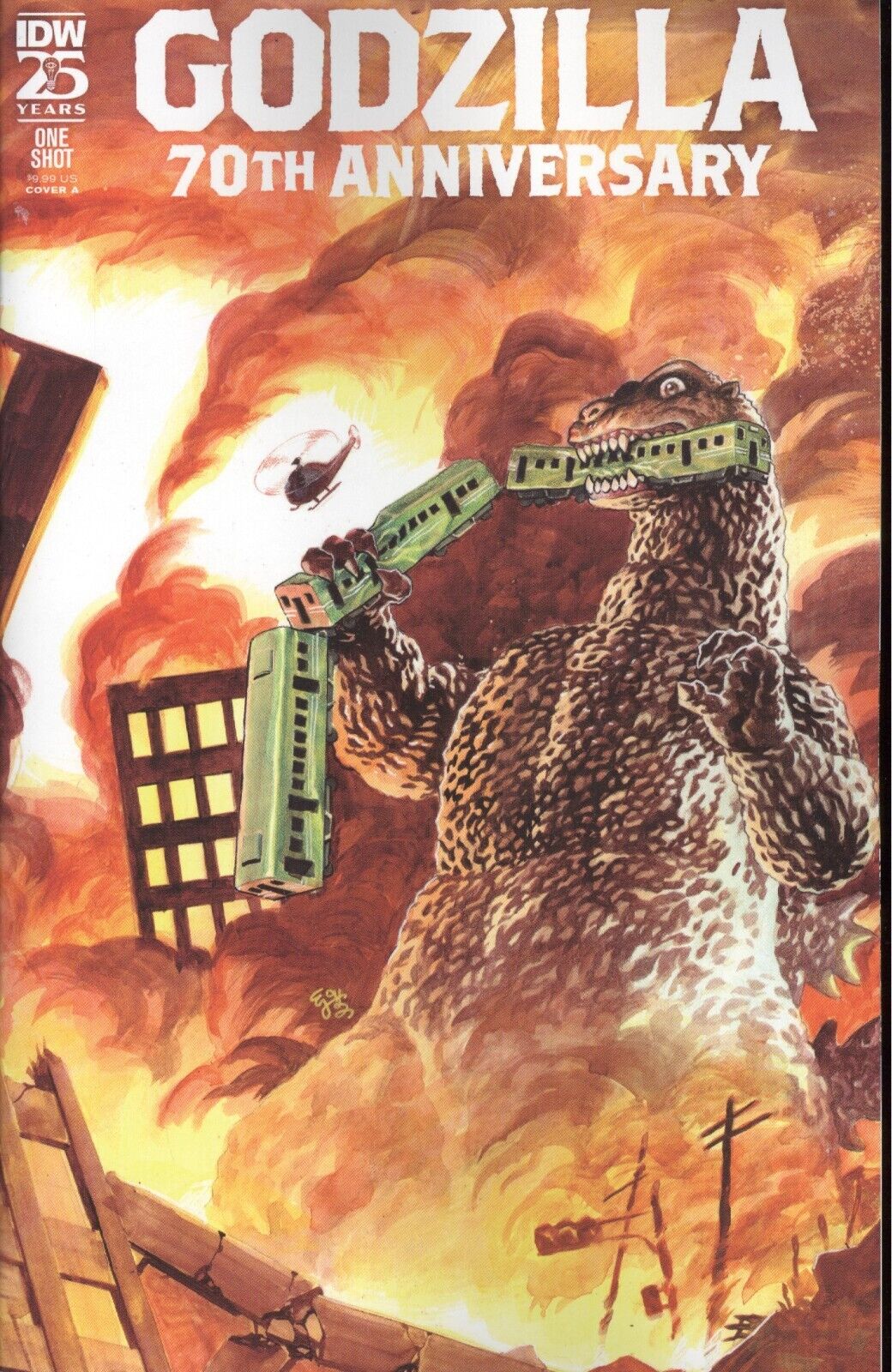 Godzilla: 70th Anniversary Cover A (Su) VF/NM IDW HOHC 2024