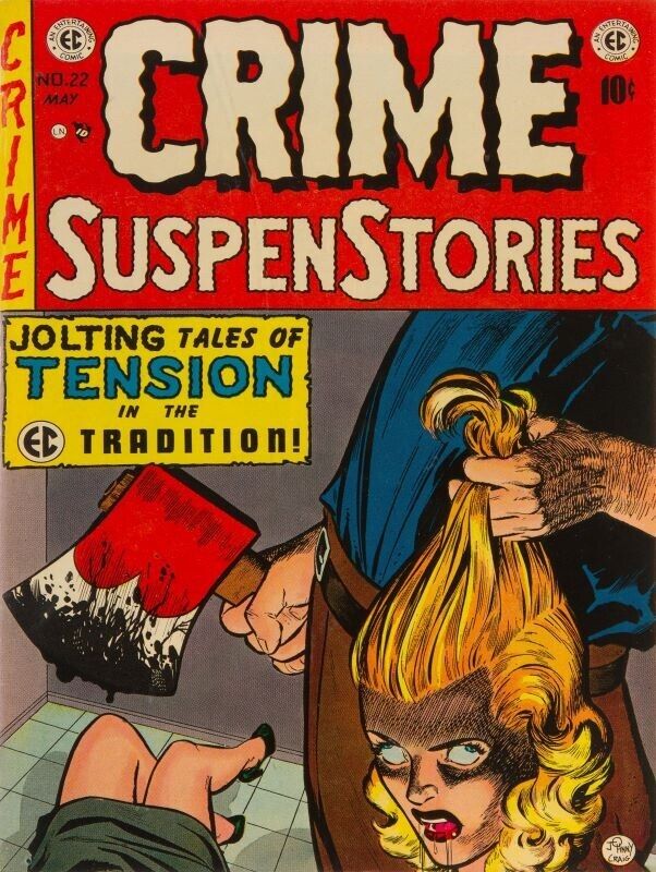 Crime SuspenStories #22, Headless Woman NEW METAL SIGN: 9 x 12\