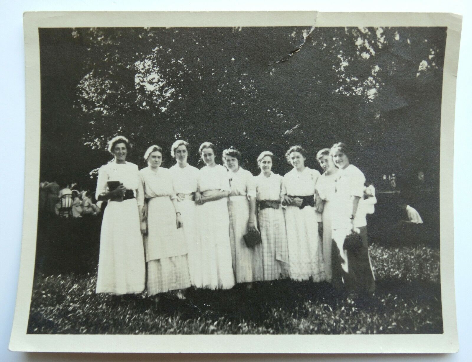 c1910s PHOTO EDWARDIAN COLLEGE GIRLS ANTIOCH COLLEGE YELLOW SPRINGS OH 1A7