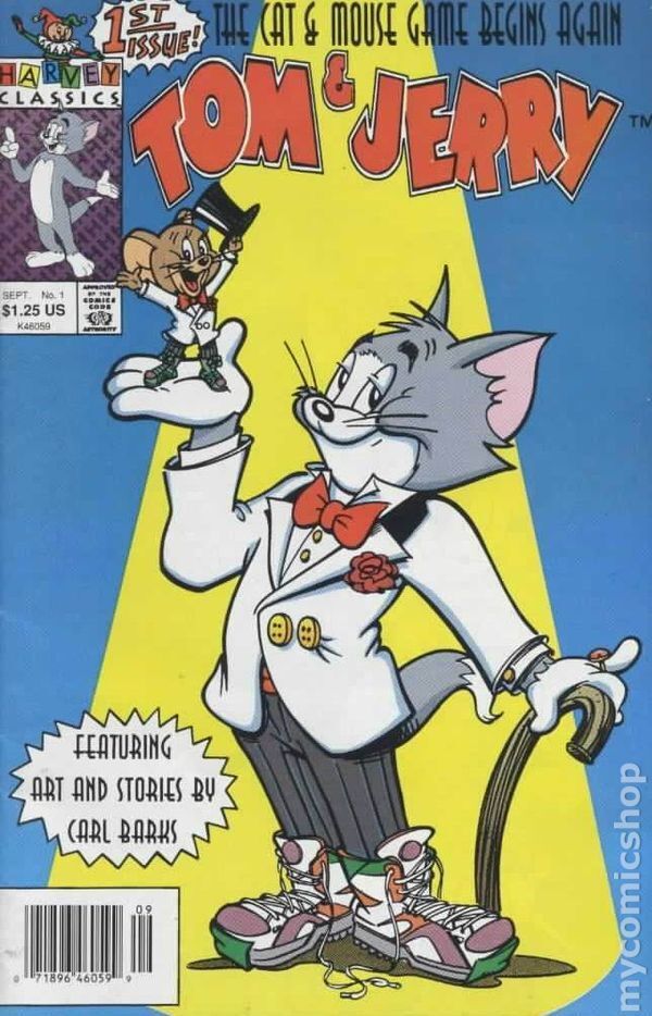 Tom and Jerry #1 VF- 7.5 1991 Stock Image