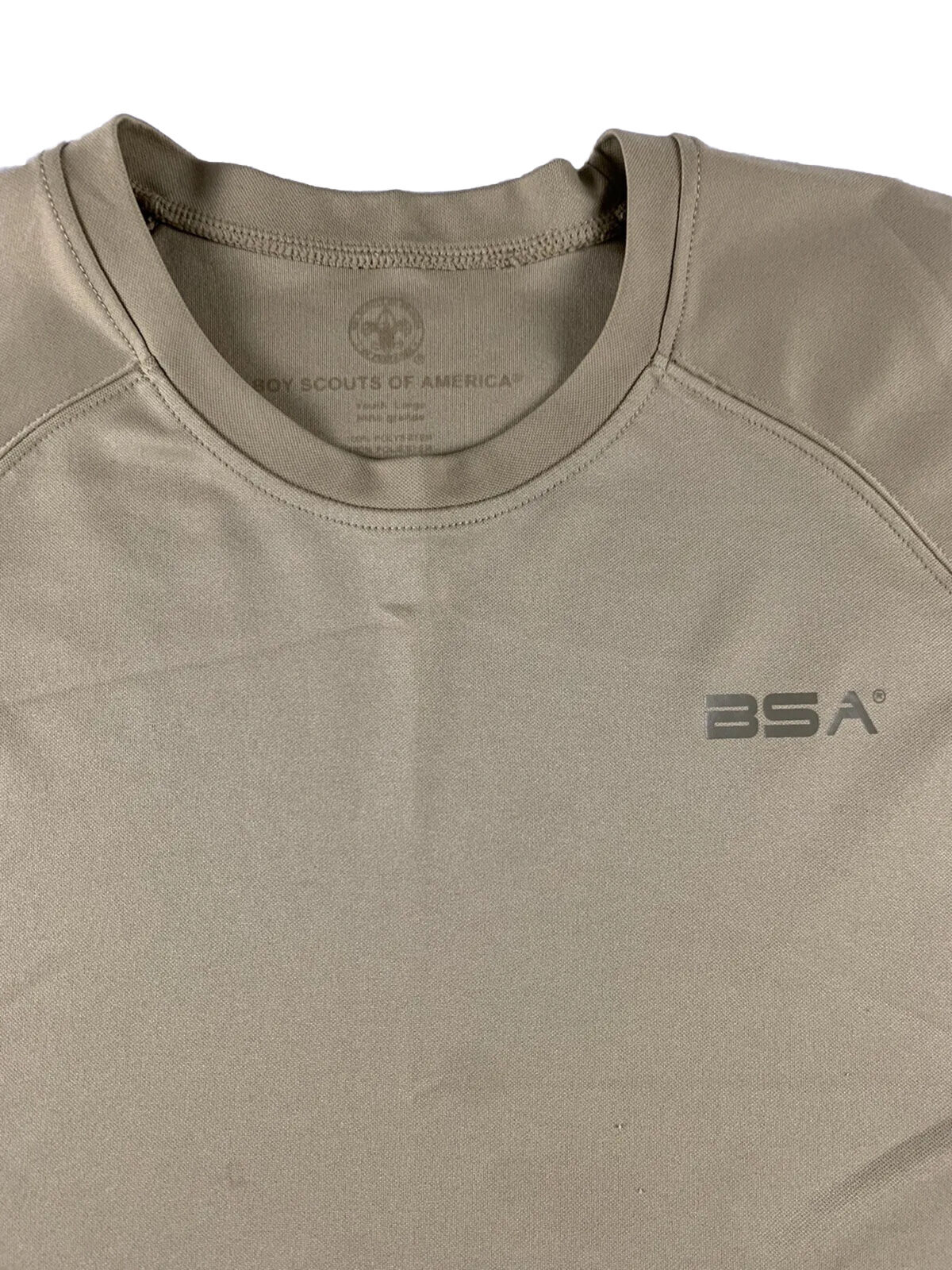 BSA Boy Scout T Shirt Beige Mens Medium M