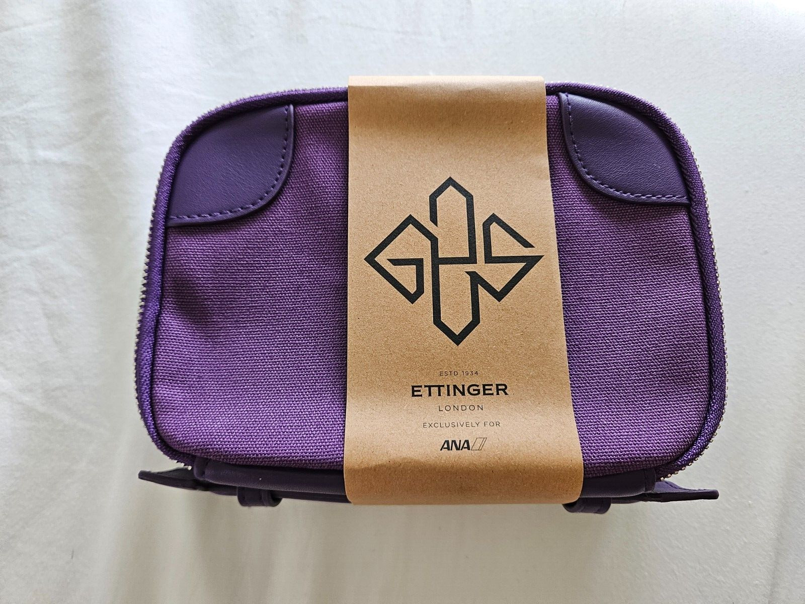 New ANA All Nippon Airways First Class Amenity Kit by Ettinger London