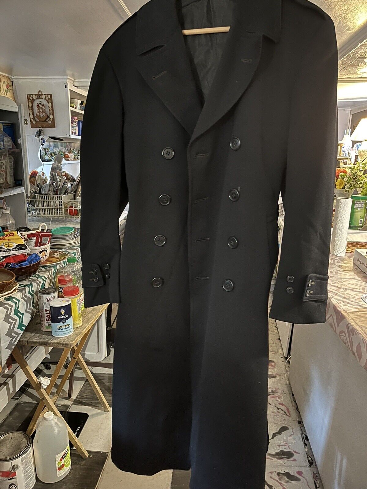 Military Long Raincoat Cravenette Boston Uniform Co.1950s Boston Uniform Company
