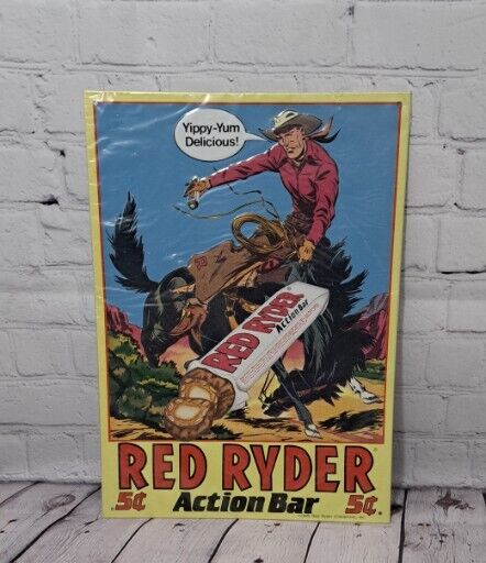 RED RYDER Enterprises Advertising Tin Sign for Red Ryder Vintage