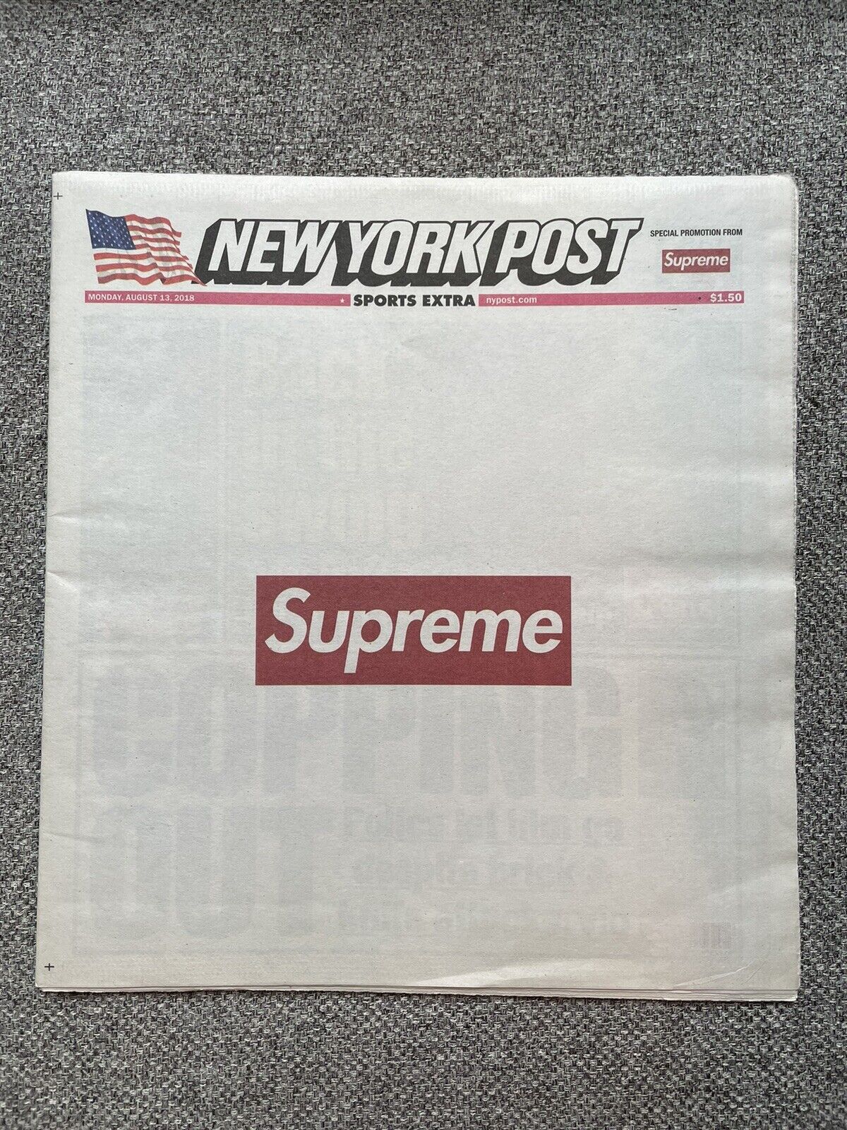 Supreme Newspaper - New York Post “Sports Extra” Edition 