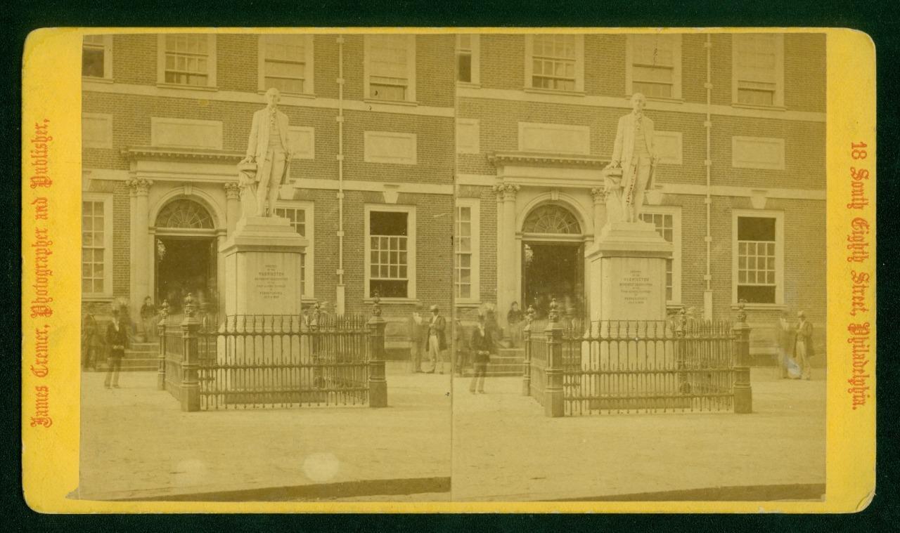 a609, James Cremer Stereoview, # -, Independence Hall, Philadelphia, PA, c1870\'s