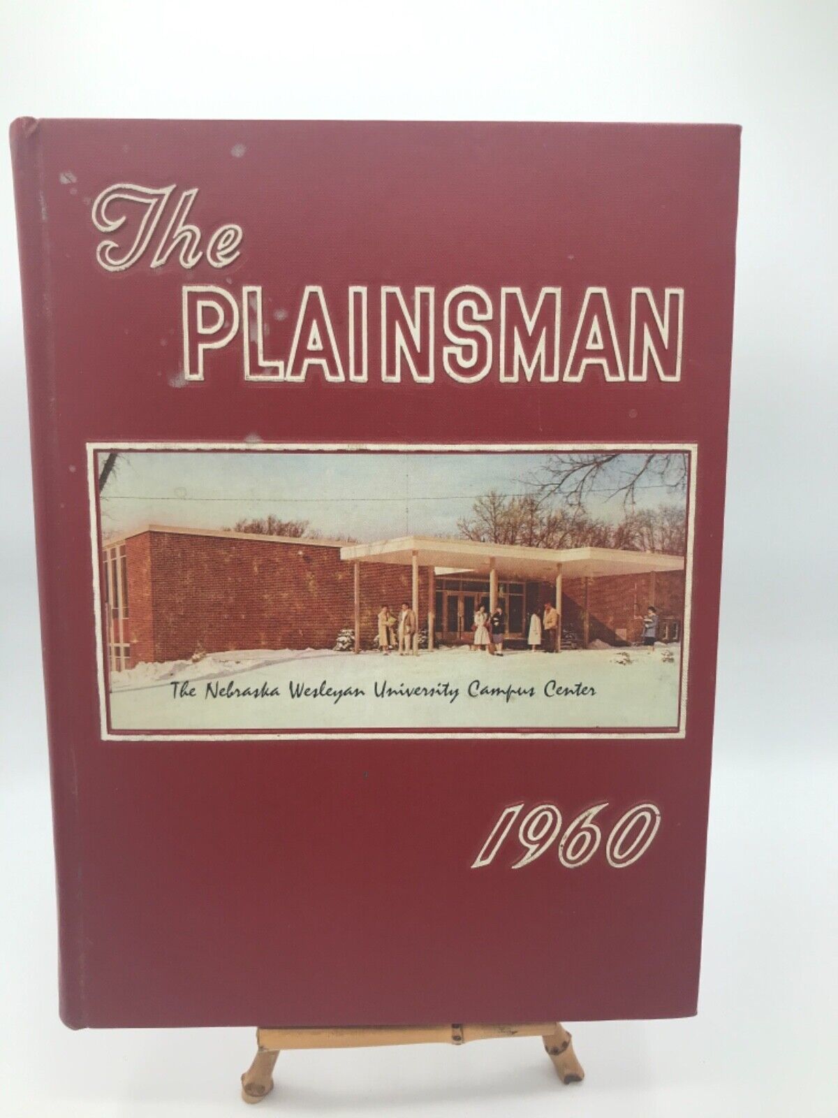 Nebraska Wesleyan University Yearbook 1960 The Plainsman   Pic of Senator JFK