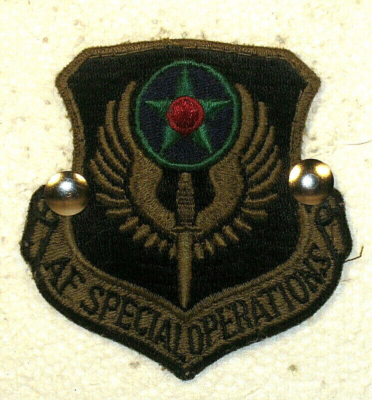 USAF US Air Force Special Operations Command Insignia Badge Subdued Patch 