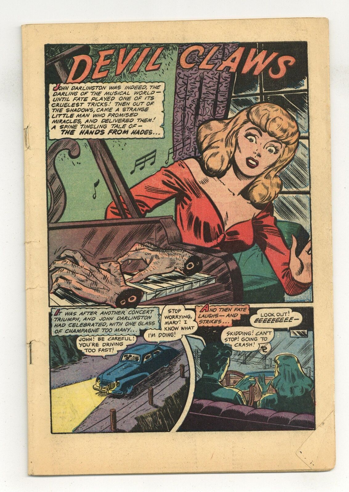 Horrific #3 Coverless 0.3 1953