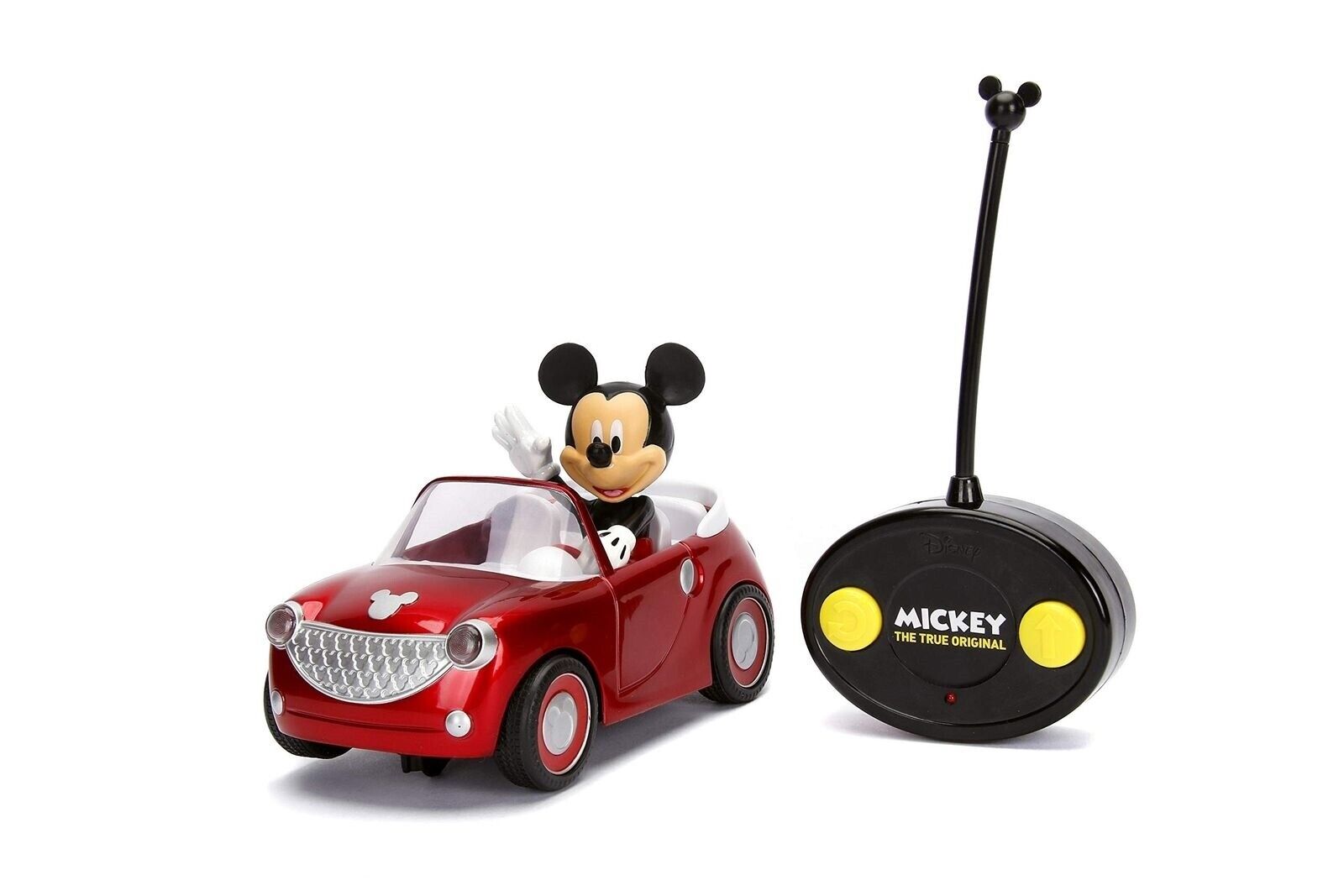 Jada Toys Disney The True Original Mickey Mouse Roadster Car RC/Radio Control