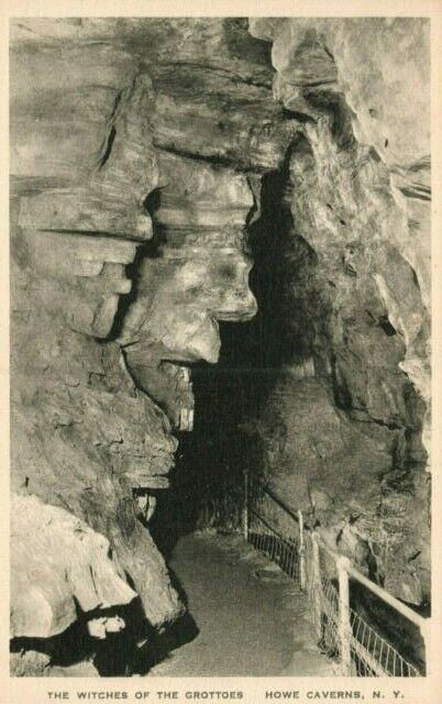 Vintage Postcard Witches of The Grottoes Howe Caverns Cobleskill