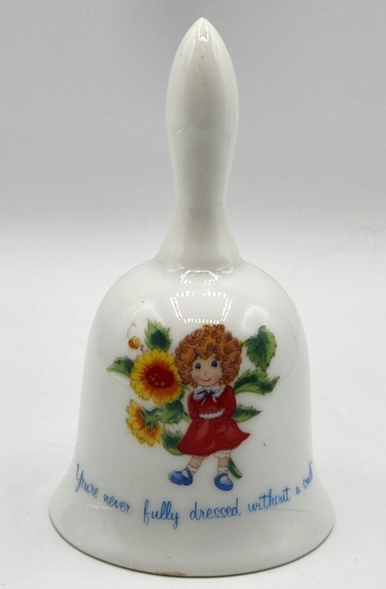 1980s Vintage Applause Little Orphan Annie Ceramic Bell 