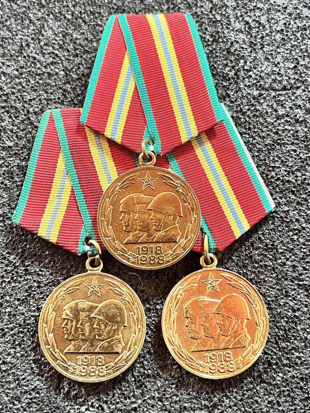 USSR  70 years of armed forces of three types