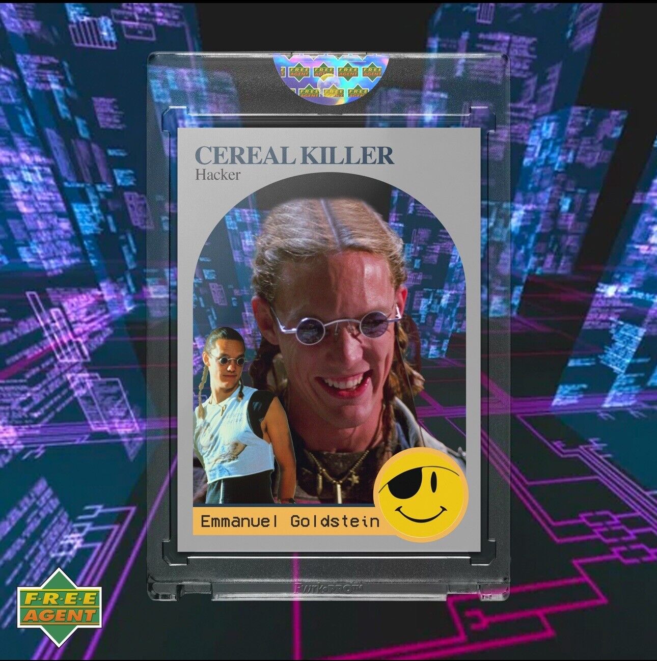 Cereal Killer Matthew Lillard Hackers Movie Custom Trading Card