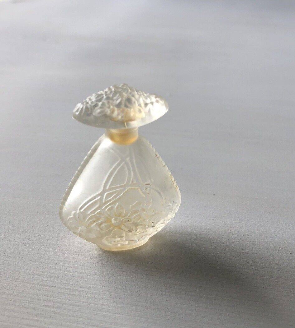 Miniature Lalique Jasmine Perfume Bottle 1995, Empty 4.5 Ml, 0.15 Fl Oz