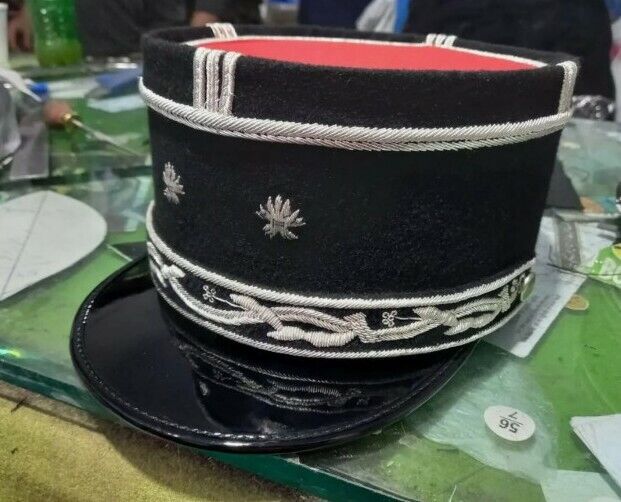 french fireman general Officer cap