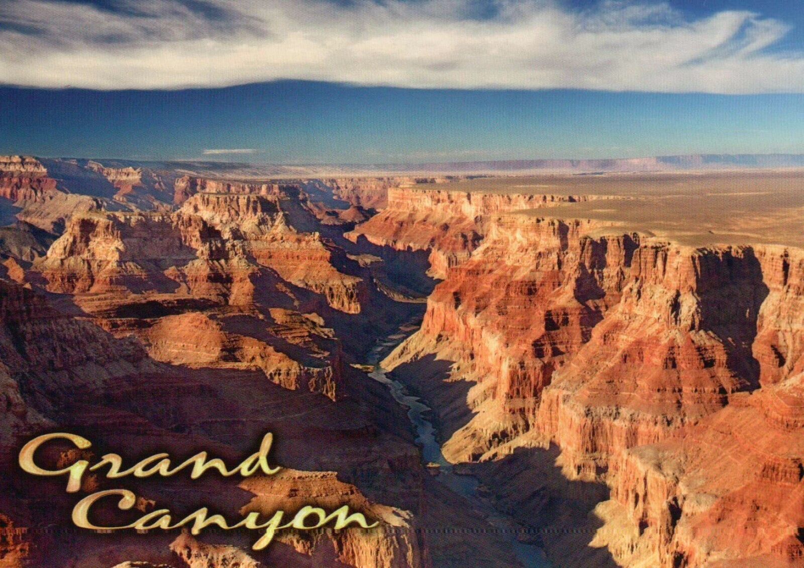 Grand Canyon National Park Arizona, Colorado River, Sunshine, Rock AZ - Postcard