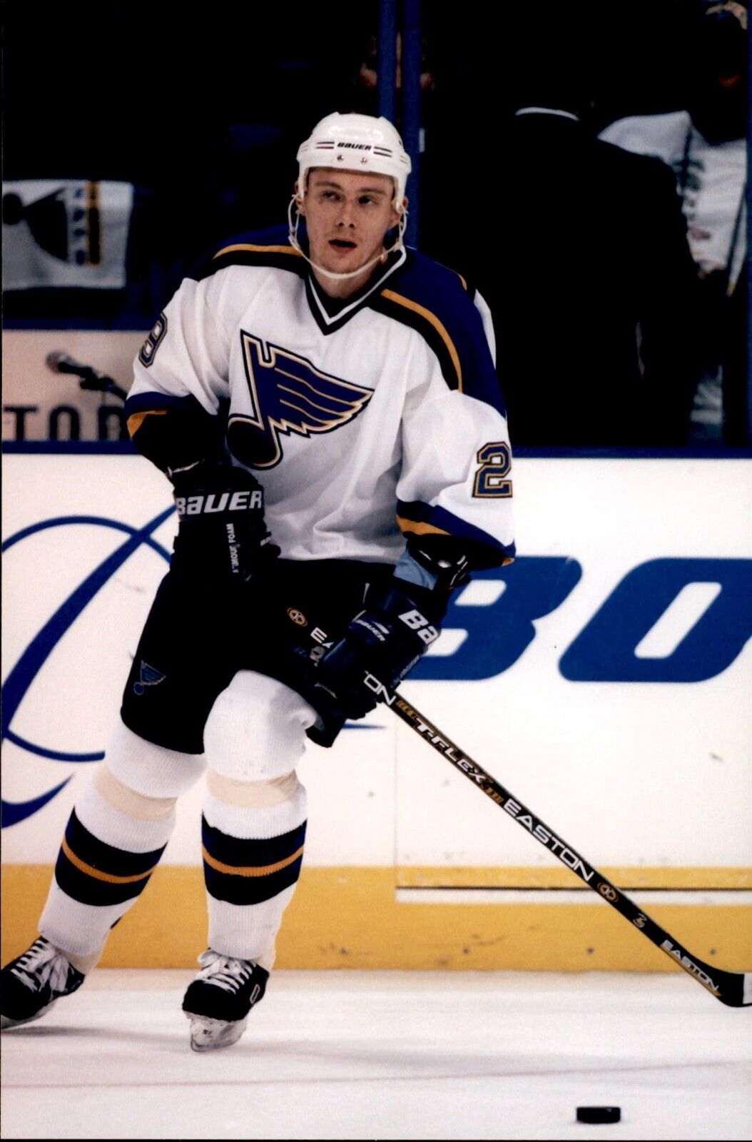 PF38 2001 Original Photo ST LOUIS BLUES NHL HOCKEY DEFENSE ALEXANDER KHAVANOV