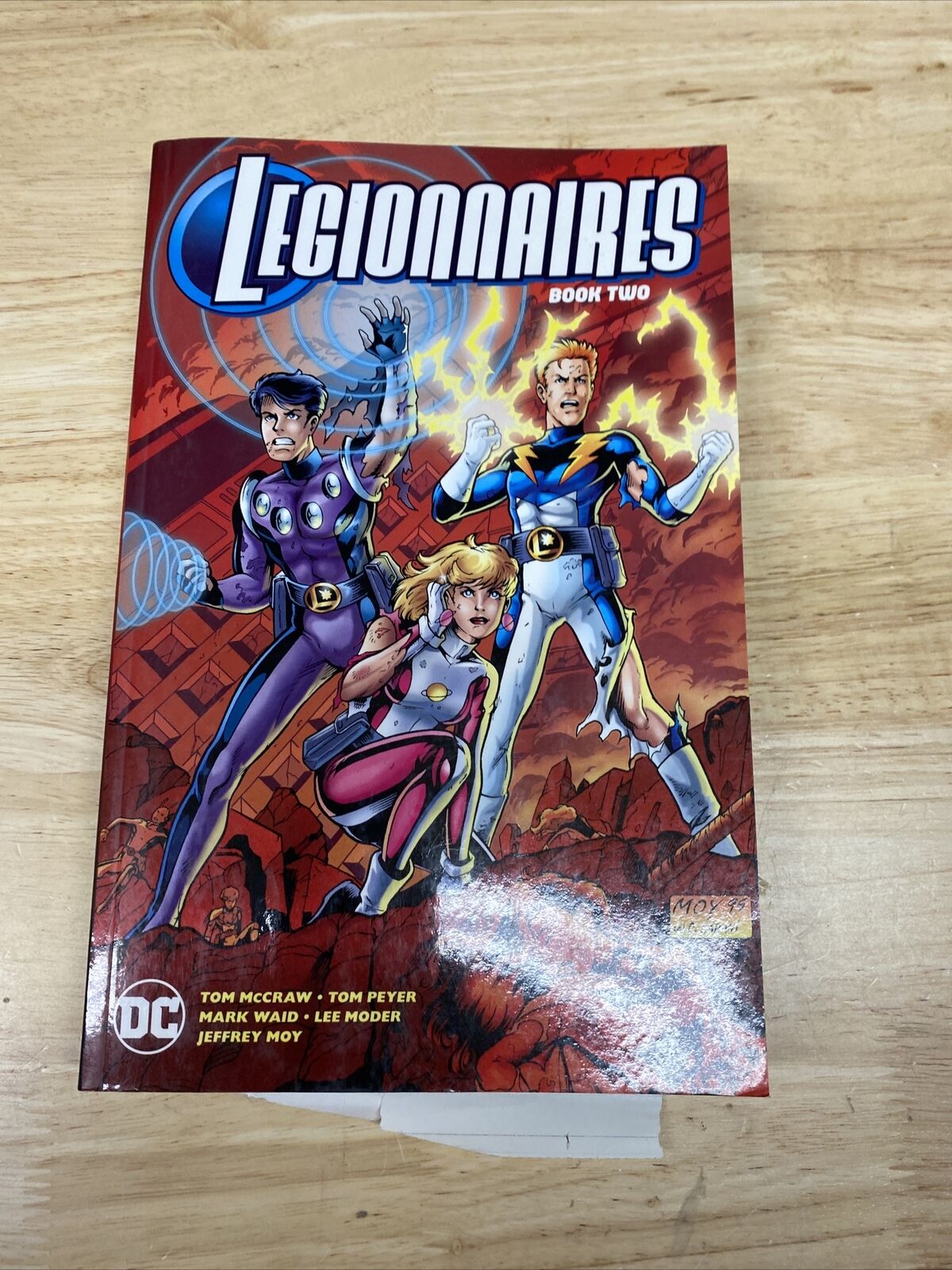 Legionnaires Book Two  (Paperback) DC Graphic Novel, Rare Printer Error Version
