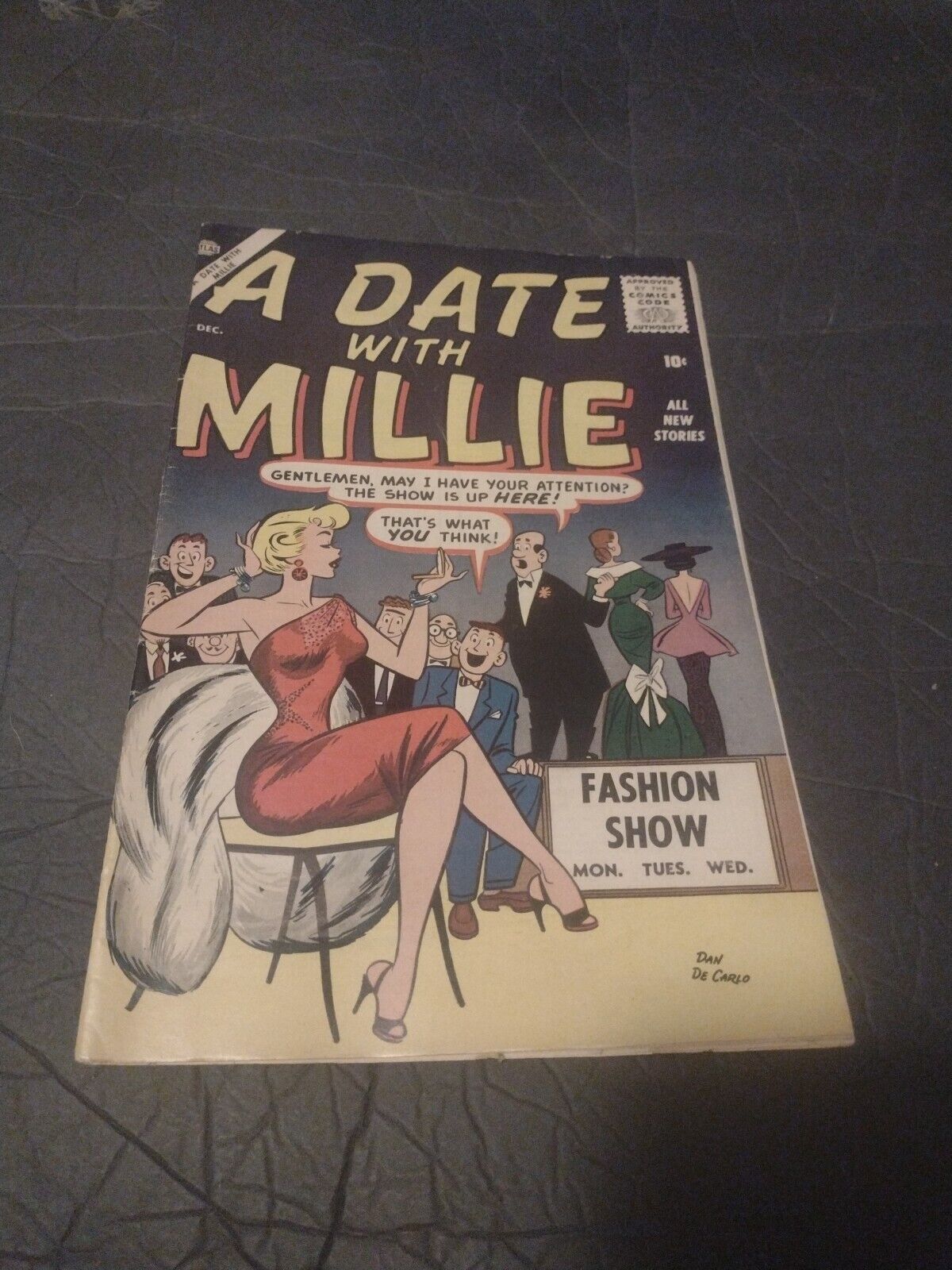 A DATE WITH MILLIE #2 (1956) COMIC BOOK ,DAN DECARLO (FINE+)