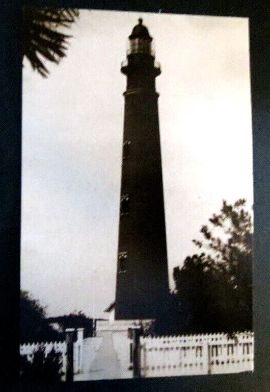 Ponce De Leon Inlet Lighthouse Ponce Inlet FL 1933 Reproduction Postcard