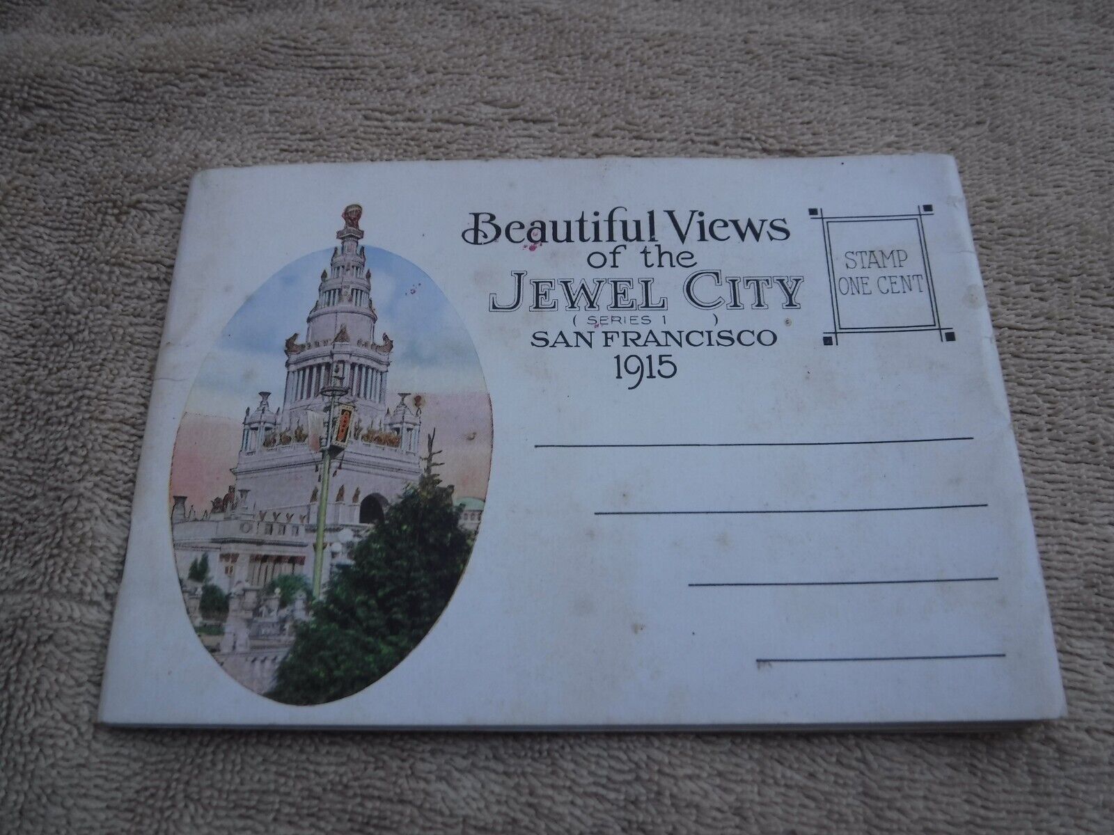 1915 Beautiful Views of the Jewel City San Francisco CA Souvenir Booklet FREE SH