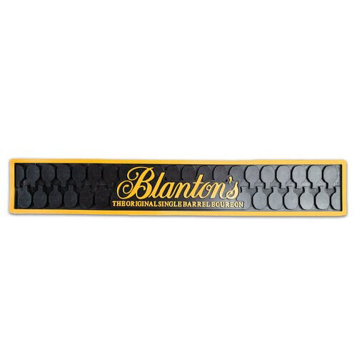 Blanton\'s Whiskey Rubber Bar Rail Runner Spill Mat 20.75\