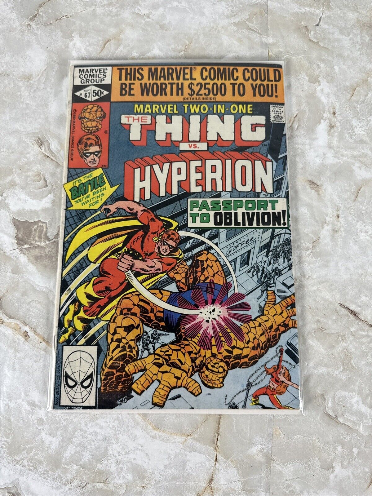 Marvel Two-In-One #67 September 1980 Thing & Hyperion Marvel Comics