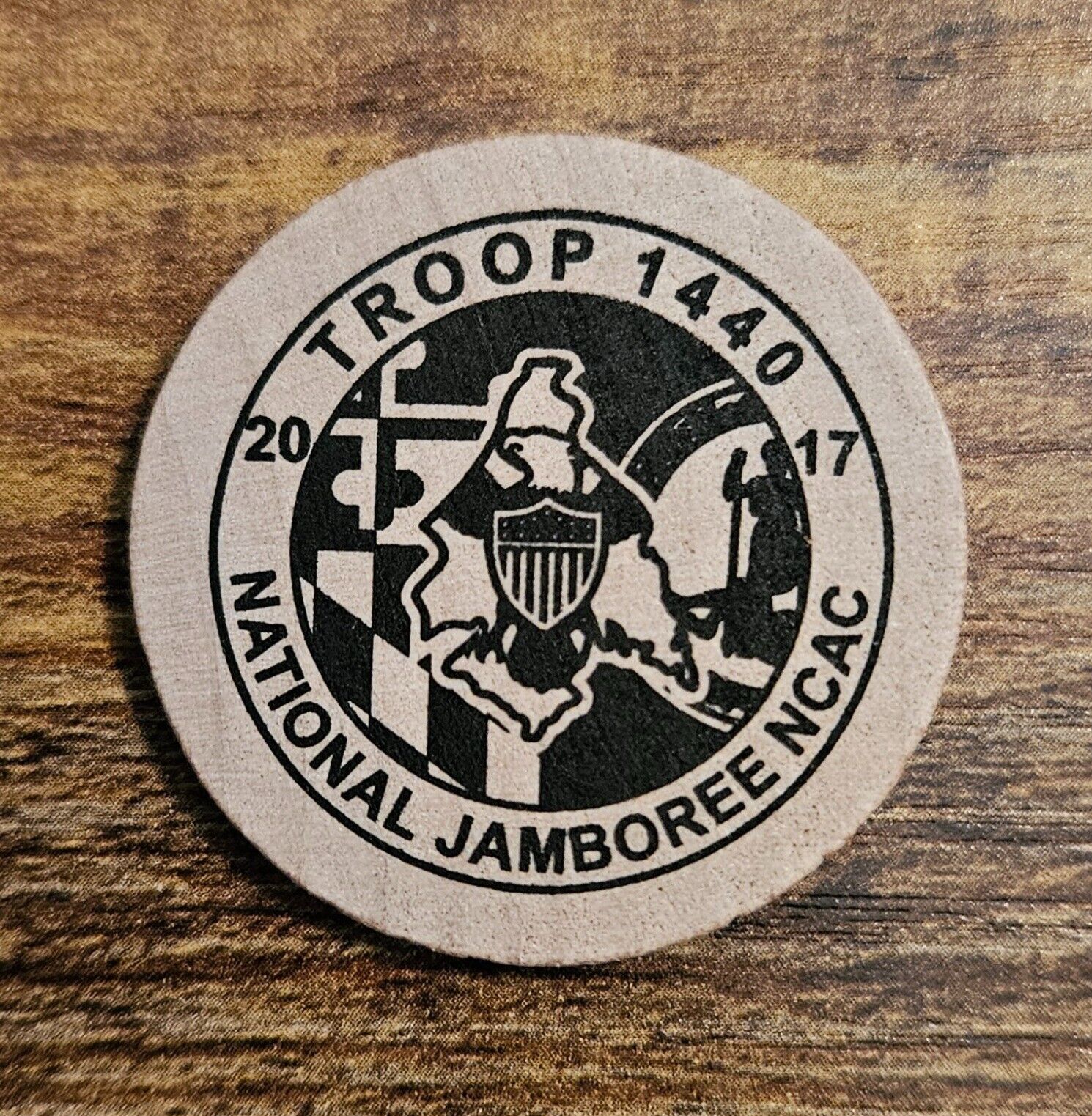 National Capital Area Council NCAC National Jamboree Troop 1440 Wooden Nickel