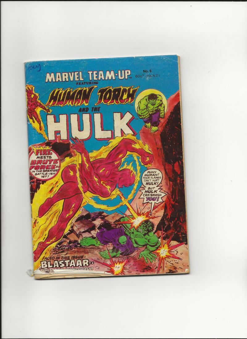 Marvel Team-Up #6 Australian Human Torch & Hulk 1971