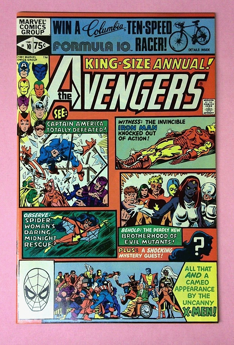 Avengers Annual #10~Marvel 1981~Key 1st App.Rogue~1st Cv. App. Mystique~VF/NM