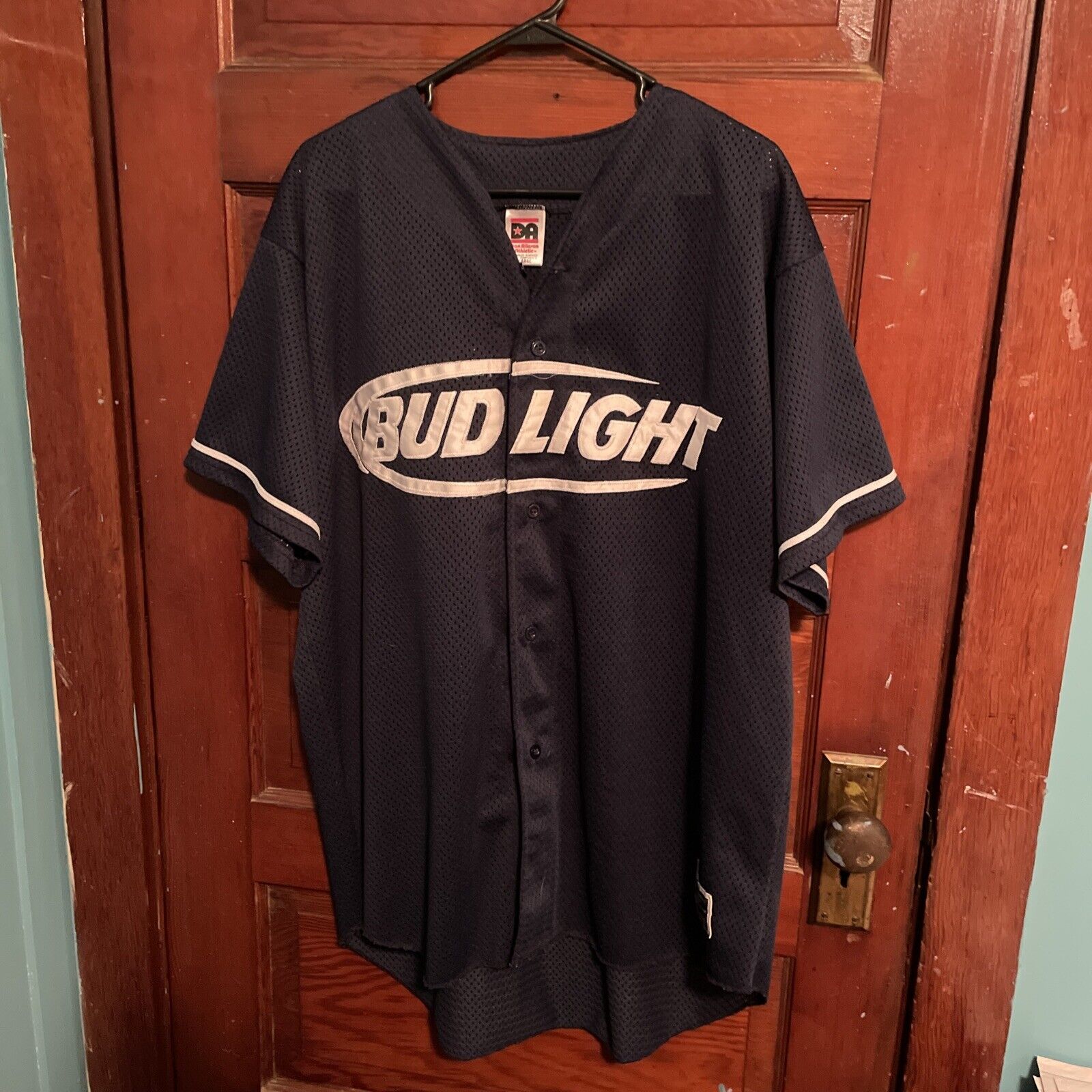 bud light beer sports jersey Size Xl 46-48 Don Allerson Athletic Mesh