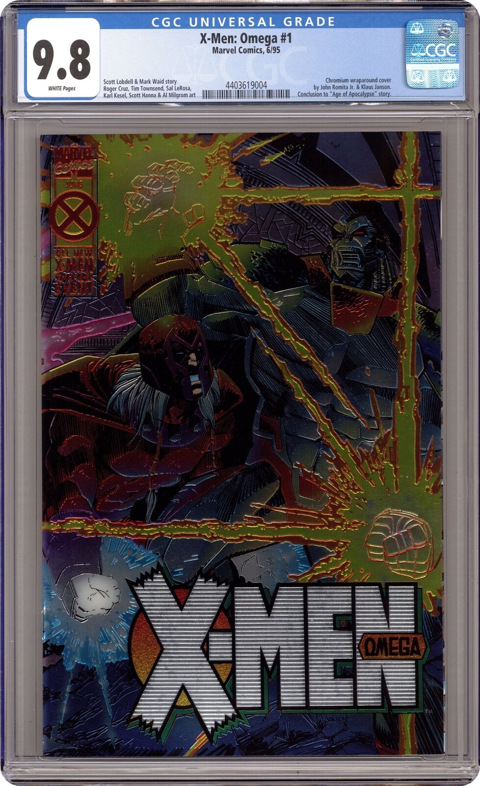 X-Men Omega #1 Romita Jr. CGC 9.8 1995 4403619004