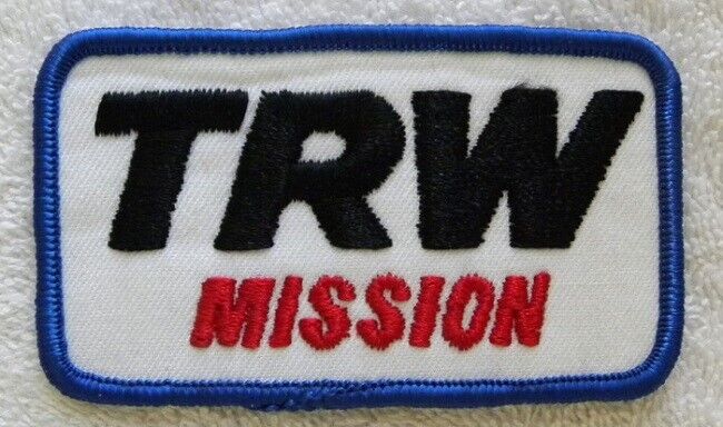 Vintage TRW Mission, Leader in Automotive Safety Systems Patch, Unused