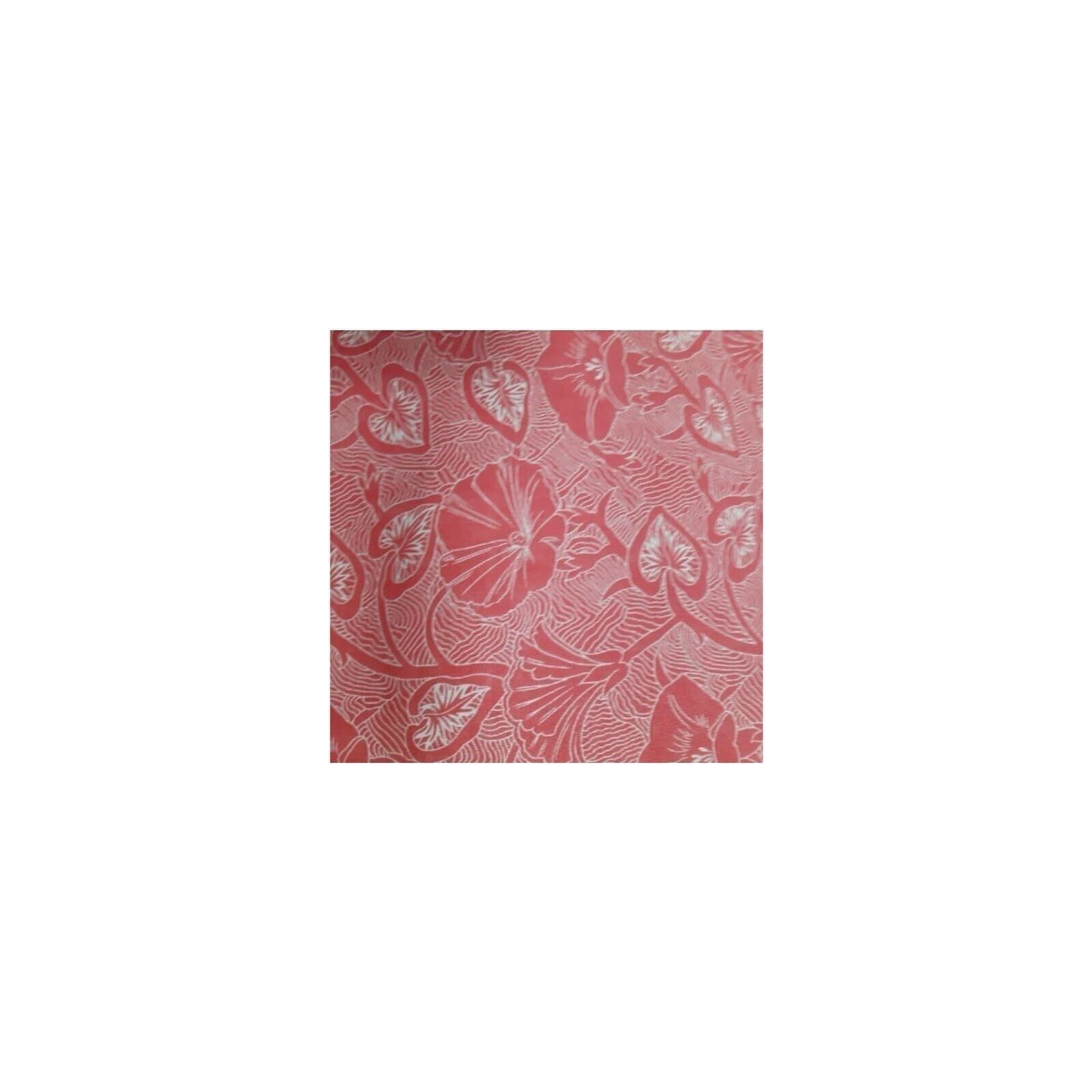 10 yds Tessuti Di Prao Imported salmon pink floral Italian fabric linen