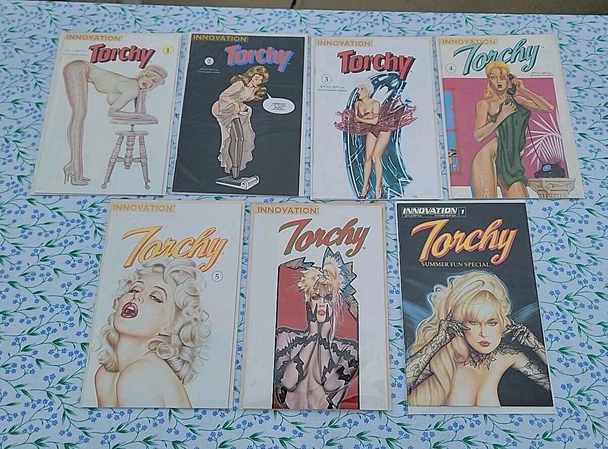 Torchy #1 2 3 4 5 + Special Lot Run Innovation Comics 1991 Olivia De Berardinis 