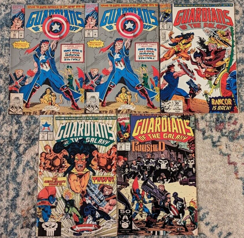 Lot of Vintage Guardians of the Galaxy Comics (5)